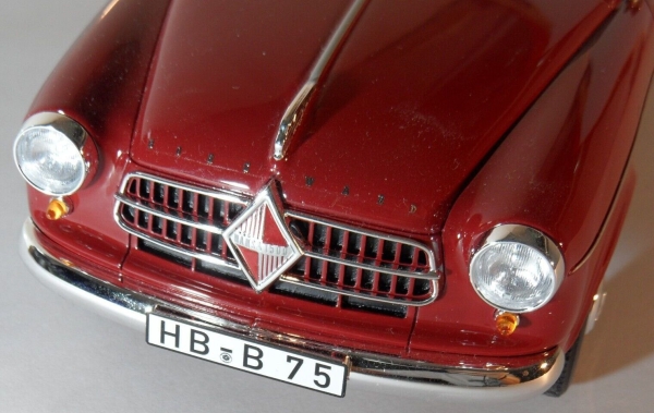 BoS Models Borgward Isabella TS Limousine 1955 DieCast Model limited Edition in original box (9273)